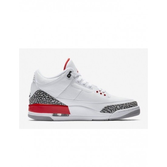 Air Jordan 3 Retro Hall Of Fame Blanco Cemento Rojo